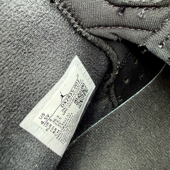 Nike Air Jordan 4.5 Retro GS Metallic Black Silver DX2835-001 Size 4.5Y Kids - Picture 4 of 11